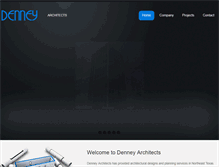 Tablet Screenshot of denneyarchitects.com